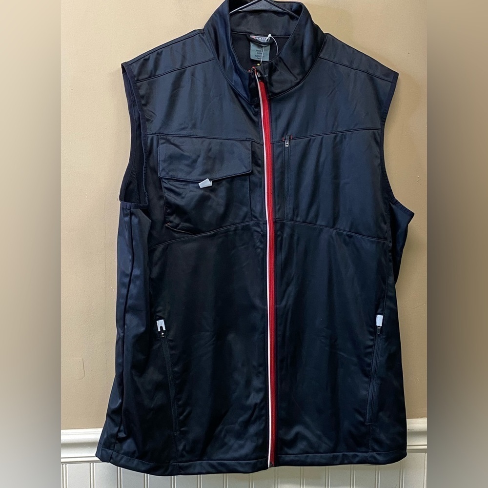 Parkside Mens Black Vest Size XXL 50/52 NWT